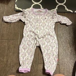 Magnetic me purple unicorn romper onesie